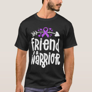 Camiseta Amigo De Uma Equipe De Apoio Ao Guerreiro Alzheime