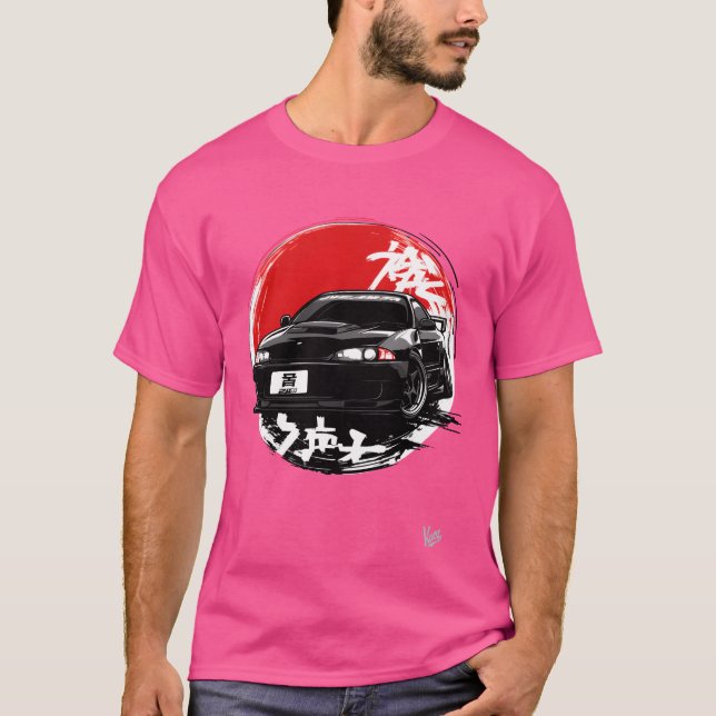 Camiseta Amigo do carro JDM do Japão dos anos 90 (Frente)