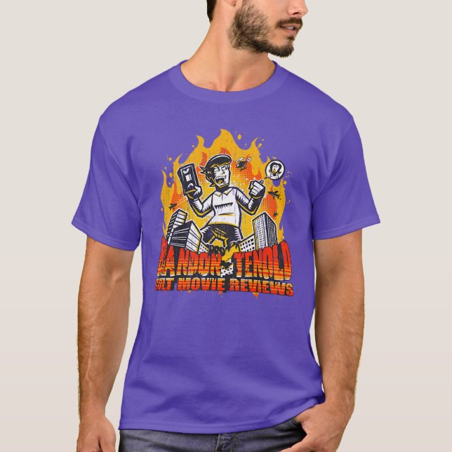 Camiseta Amigo do Crítico de Kaiju (Frente)