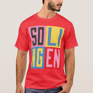 Camiseta amigo do Design da Cidade de Solingen
