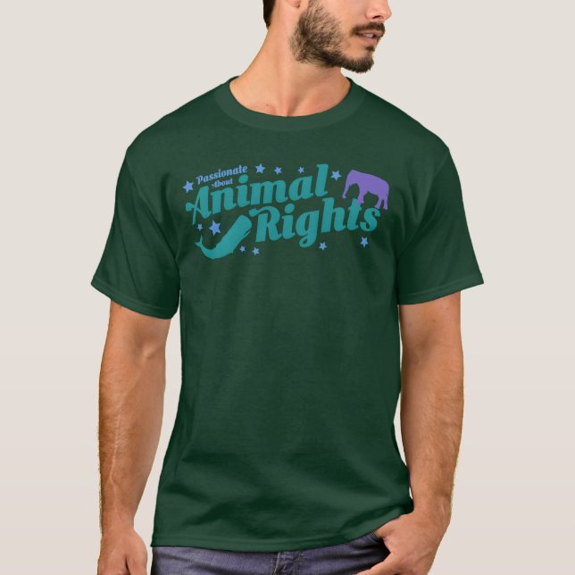 Camiseta Amigo do design dos direitos dos animais (Frente)