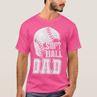 Camiseta Amigo do Dia dos Pais do Jogador de Softball