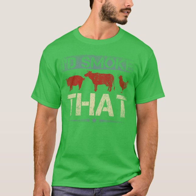 Camiseta Amigo do Id Smokehat Barbecue (Frente)
