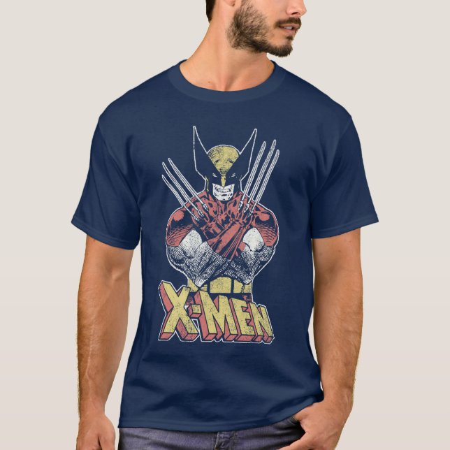 Camiseta Amigo do Marvel XMen Wolverine Clássico Quadrinhos (Frente)