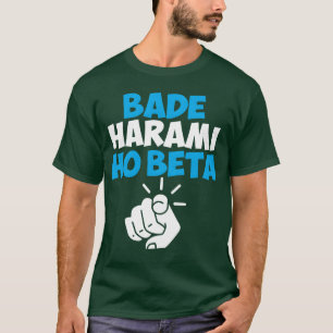 Camiseta Amigo do Memória Beta Hindi Bade Harami Ho