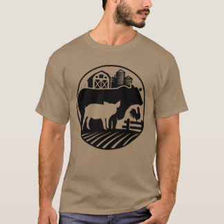 Camiseta Amigo do Mercado de Fazendeiros de Animais de Faze