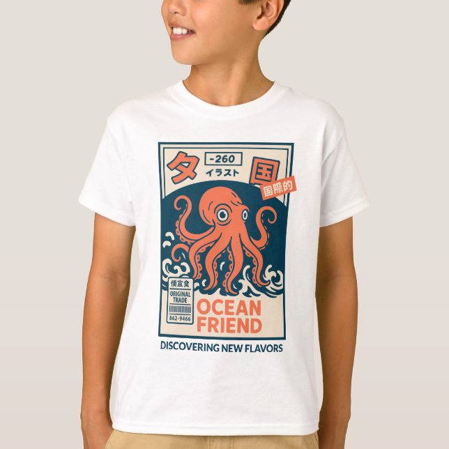 Camiseta Amigo do Oceano (Frente)