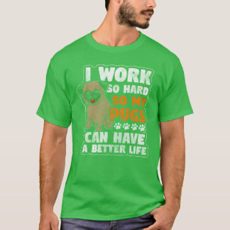 Camiseta Amigo do Pugs Dogs