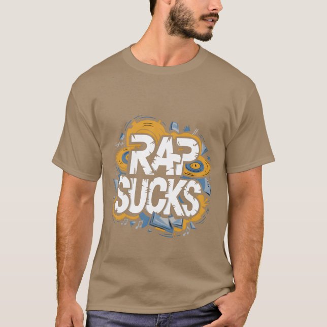 Camiseta Amigo do Rap é uma droga (Frente)