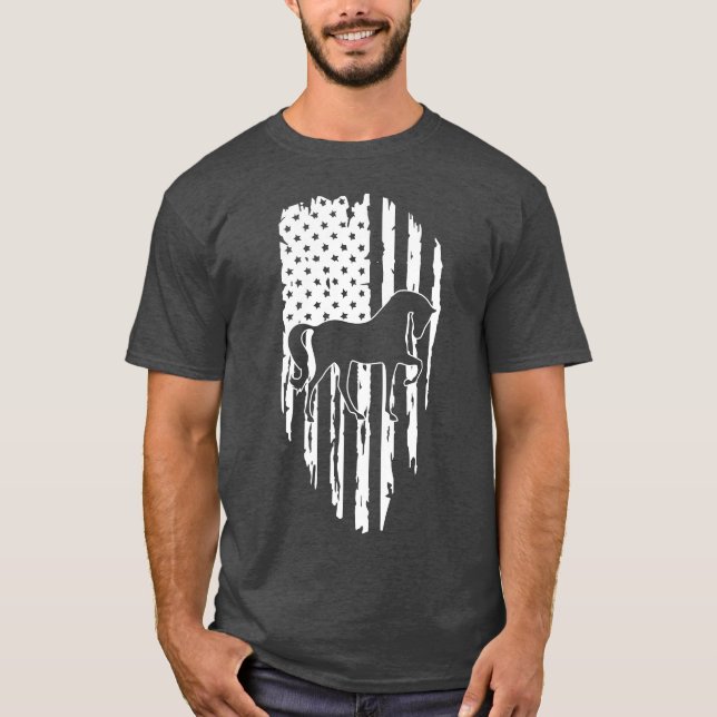 Camiseta Amigo do Sinalizador dos Cavalos (Frente)