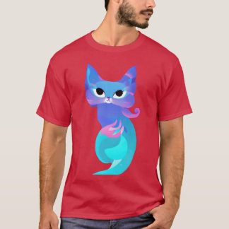 Camiseta amigo estilizado de gato