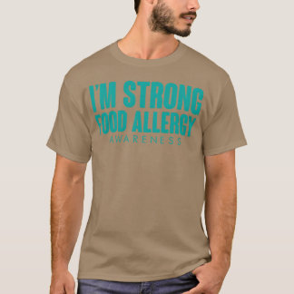 Camiseta Amigo Forte Conscientização sobre Alergia Alimenta