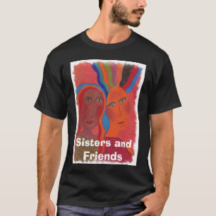 Camiseta amigo funky da irmã (2), irmãs e amigos