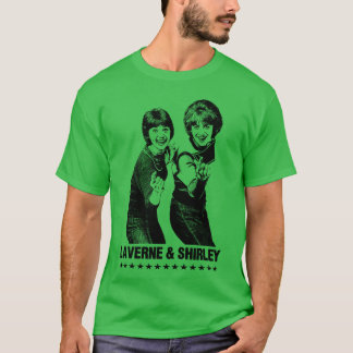 Camiseta amigo garoto de Laverne e Shirley dos anos 80