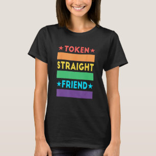 Camiseta Amigo hetero Token Gíria Aliado queer Orgulho gay