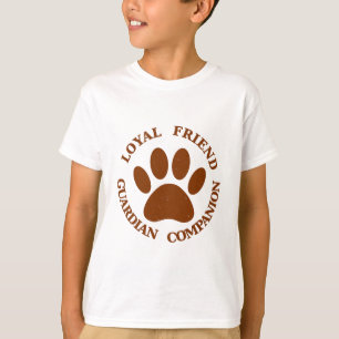 Camiseta Amigo Leal Pata de Cachorro