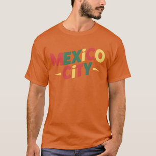 Camiseta Amigo Letras Coloridas Lembrança Cidade Meico