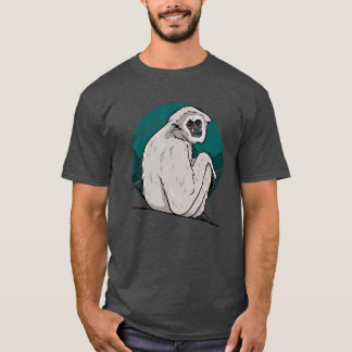 Camiseta Amigo macaco gibão engraçado