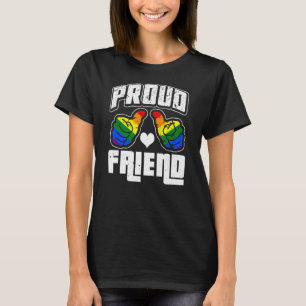Camiseta Amigo Orgulhoso Do Lgbtq Rainbow Lgbt Orgulho gay