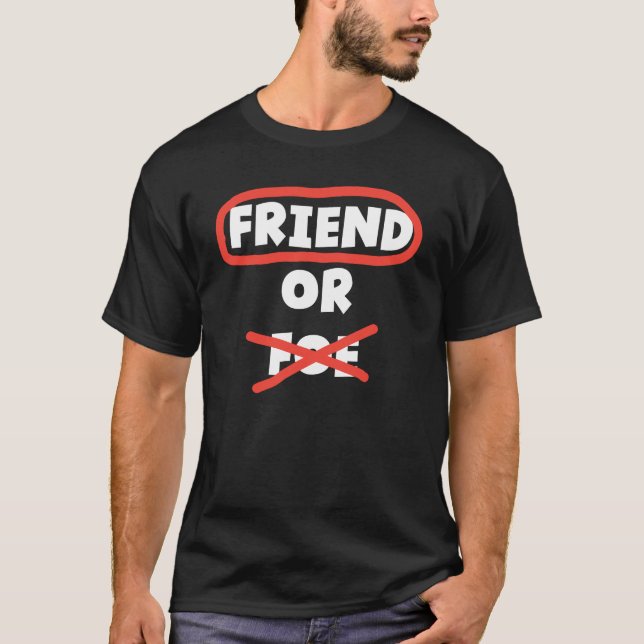 Camiseta Amigo ou inimigo (Frente)