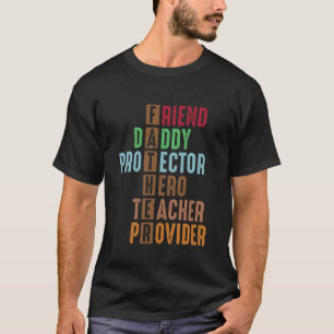 Camiseta Amigo Papai Protetor Herói Professor Provedor