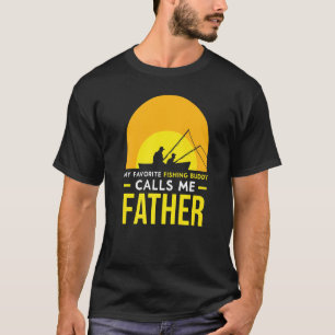 Camiseta Amigo Pescador Me Chama de Pai Viagem Fisher Amigo