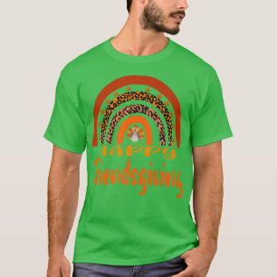 Camiseta Amigo Rainbow Leopard Motif Turkey Graças