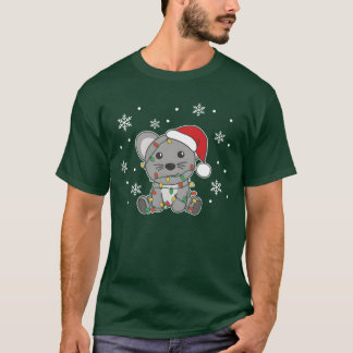 Camiseta Amigo Ratos Animais Inverno Natal Rato