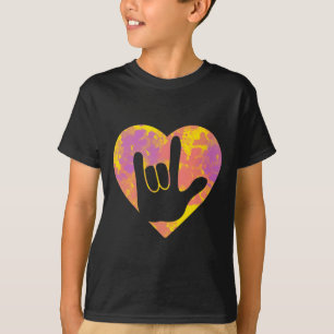 Camiseta Amigo - Símbolo Cute Americano Orgulho de Língua S