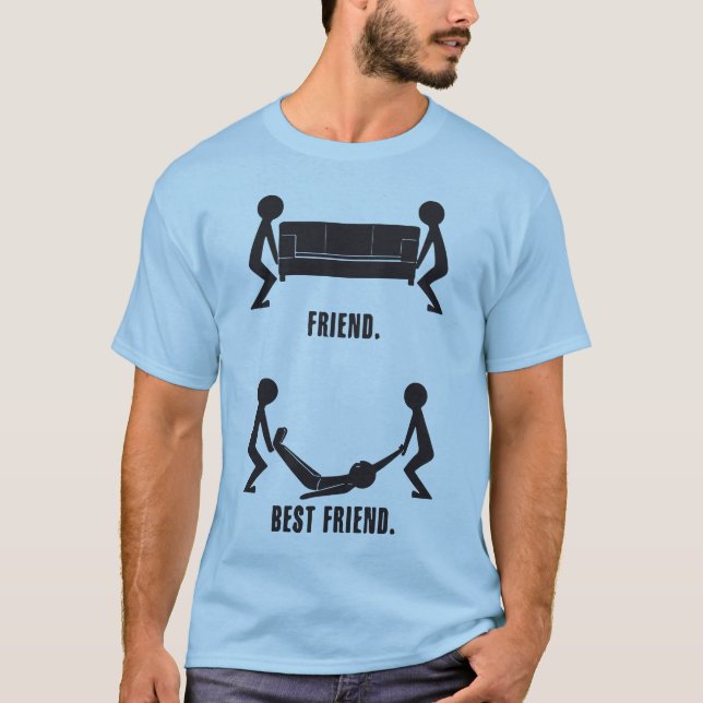 Camiseta Amigo vs Melhor Amigo (Frente)