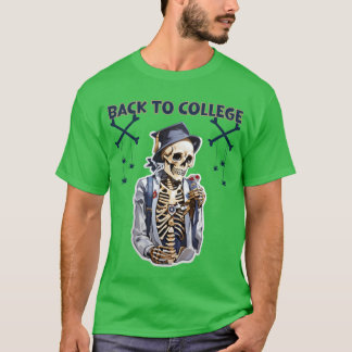 Camiseta amigos acadêmicos esqueleto