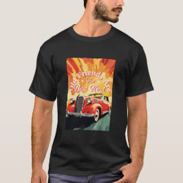Camiseta Amigos Antigos Do carro vintage São Os Melhores