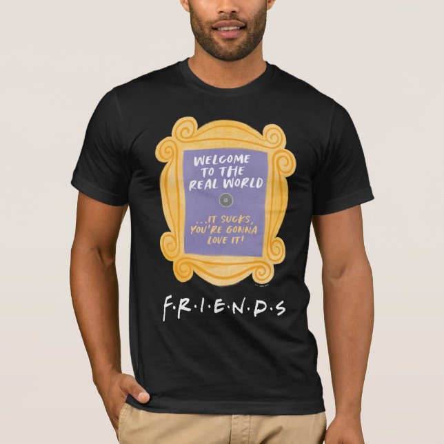 Camiseta AMIGOS™ | Bem-vindo à Cotação do Mundo Real (Frente)