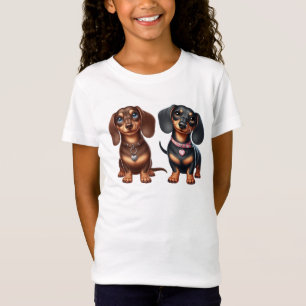 Camiseta Amigos bonitos de dachshund