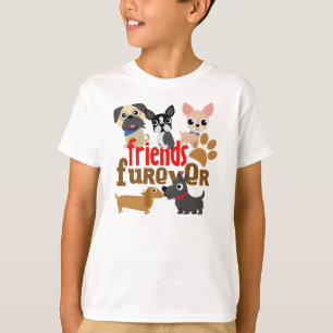Camiseta Amigos Cães Futuros Cachorros