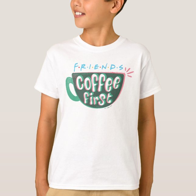 Camiseta AMIGOS™ | Café Primeiro (Frente)