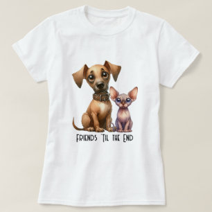 Camiseta Amigos - Camisa-T Animais
