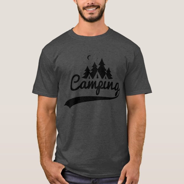 Camiseta amigos camping deluee (Frente)
