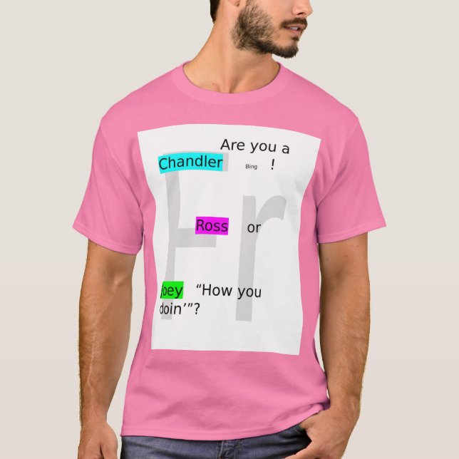 Camiseta Amigos Cara Ross (Frente)