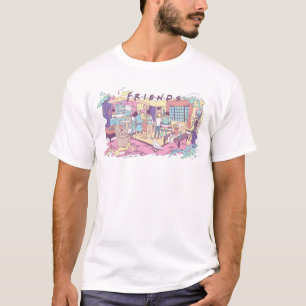 Camiseta AMIGOS™   Cartoon de Apartamento