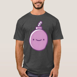 Camiseta Amigos clássicos com bombas roxas de jogos
