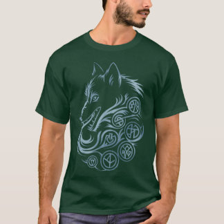 Camiseta Amigos com estampa de lobo