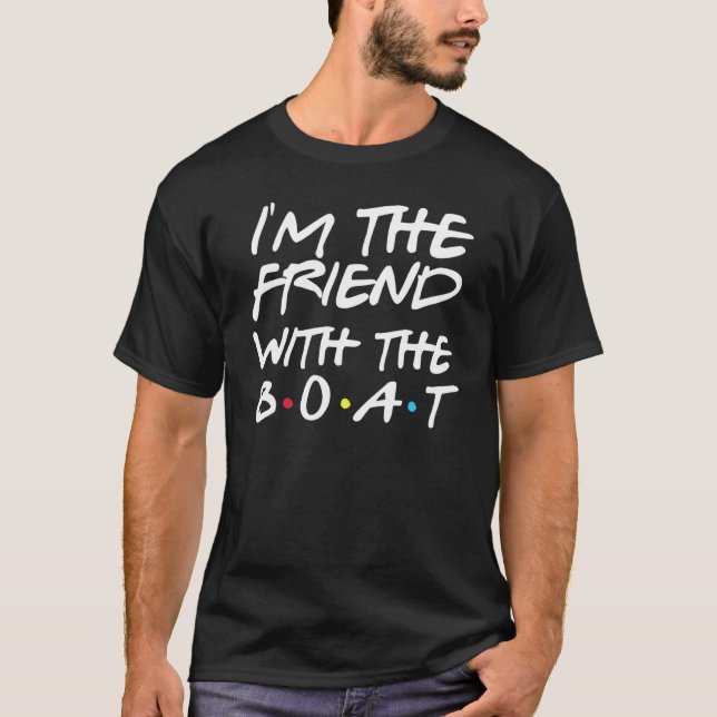 Camiseta Amigos com o Barco Capitão Barcos (Frente)