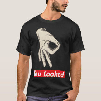 Camiseta Amigos com o círculo dedo - Jogo de apertar o ombr