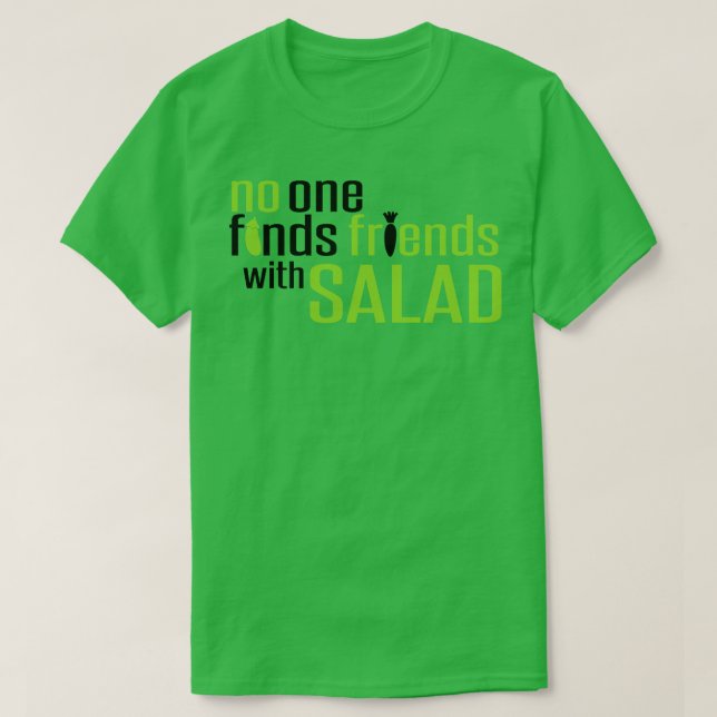 Camiseta Amigos com salada (Frente do Design)