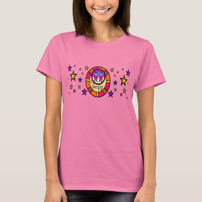 CAMISETA AMIGOS CÓSMICOS GEMINI (Frente)
