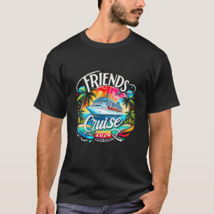 Camiseta Amigos Cruise 2024 Cruise Squad 2024 Amigo Engraça