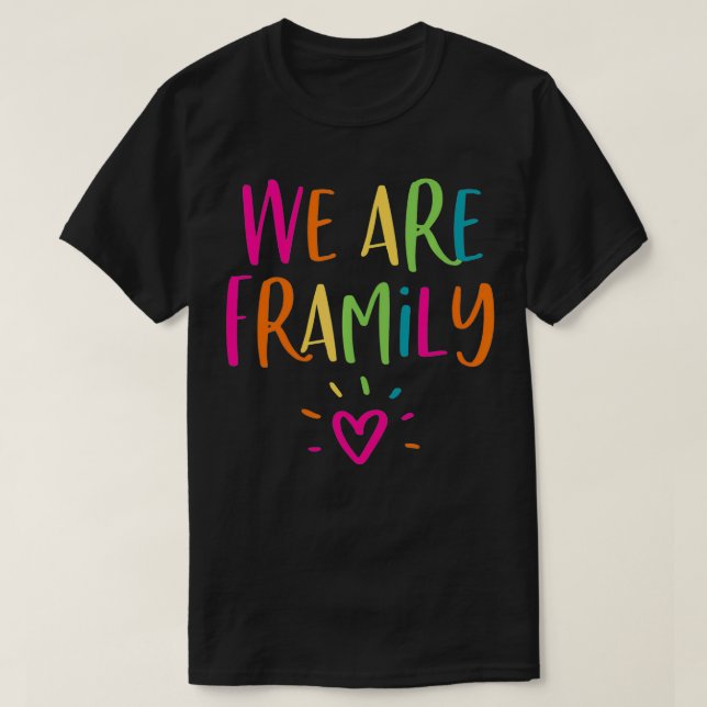 Camiseta Amigos Da Framily E Reunião Familiar Ce (Frente do Design)