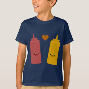 Camiseta Amigos da ketchup & da mostarda