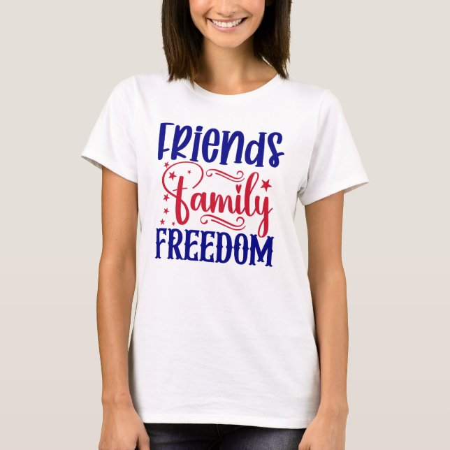 Camiseta Amigos da Liberdade Familiar (Frente)